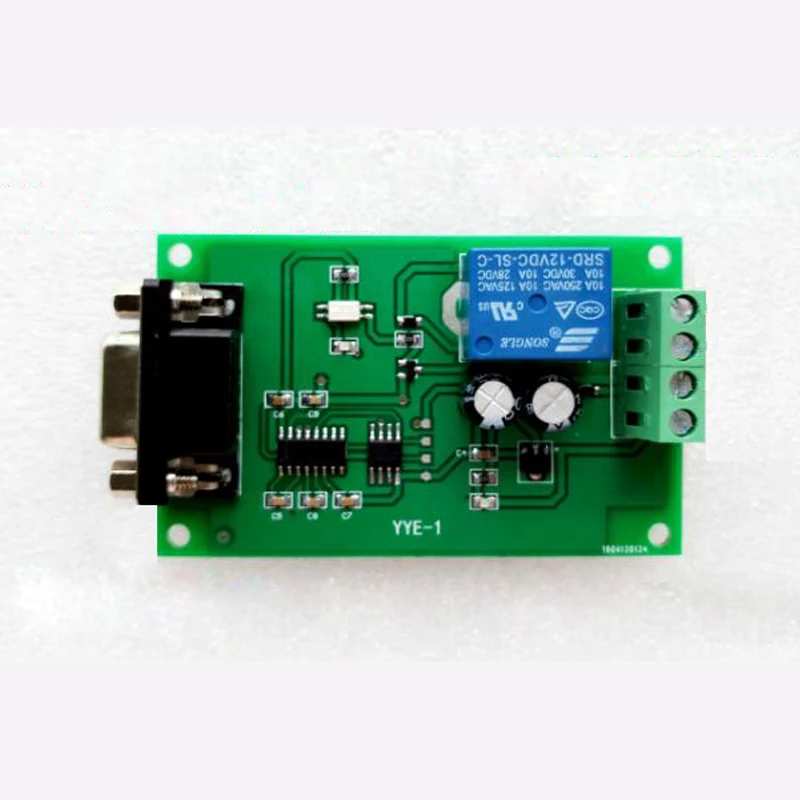 Фото Серийный порт управления MCU USB переключатель управления PLC RS232 релейный модуль компьютерная плата №2