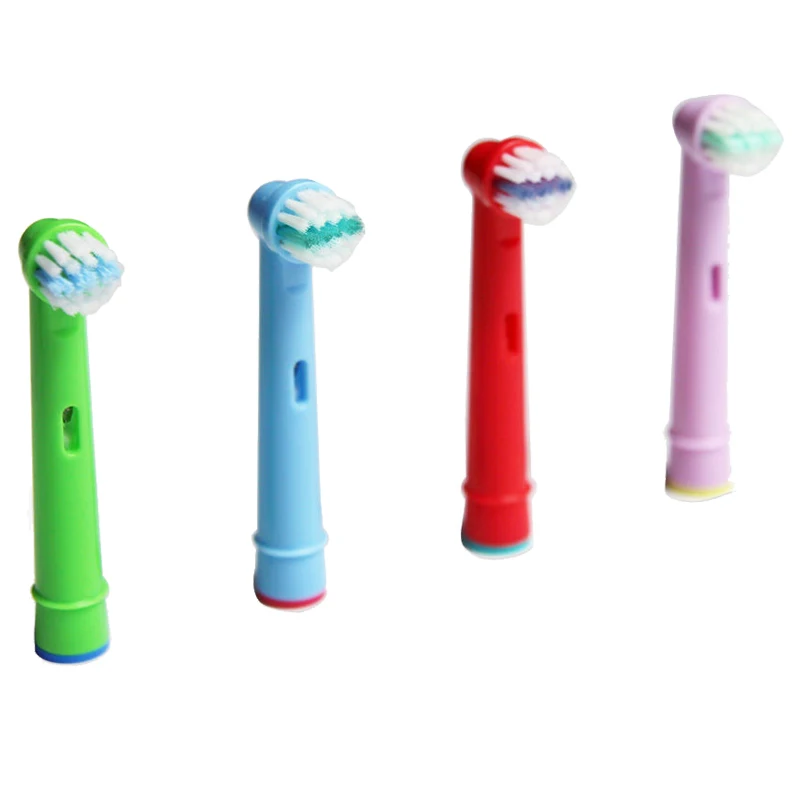 Сменные насадки для детской зубной щетки Oral B 4 Fit Advance Power/Pro Health/Triumph/3D Excel|replacement