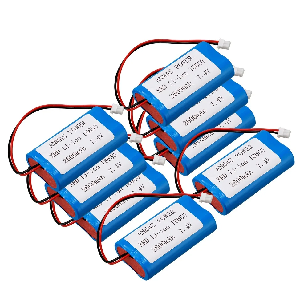 Набор аккумуляторов 7 4 В XRD Li-Ion 18650 2600MA усилители динамиков цифровой
