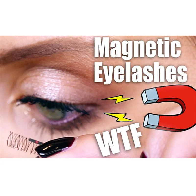 Волшебные Reusable-Magnet-Sheet-For-3D-Magnetic-False-Eyelashes-Extension-Handmade ресницы 10 шт. | Красота и