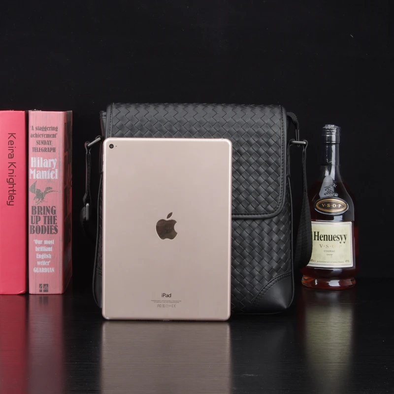 Кожаная плетеная Сумка Kaisiludi сумка на одно плечо модный Вертикальный чехол для