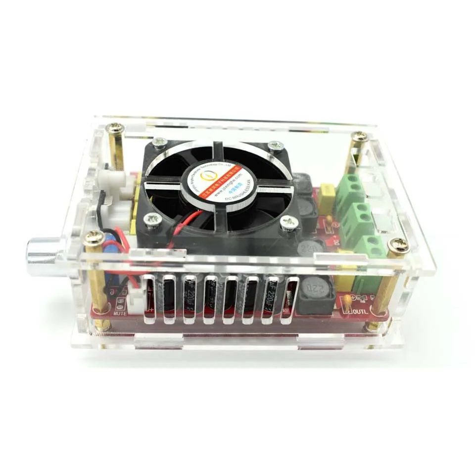 XH A101 TDA7498 100 Вт + DC9 34V 24 В Высокая мощность цифровой усилитель платы в случае и