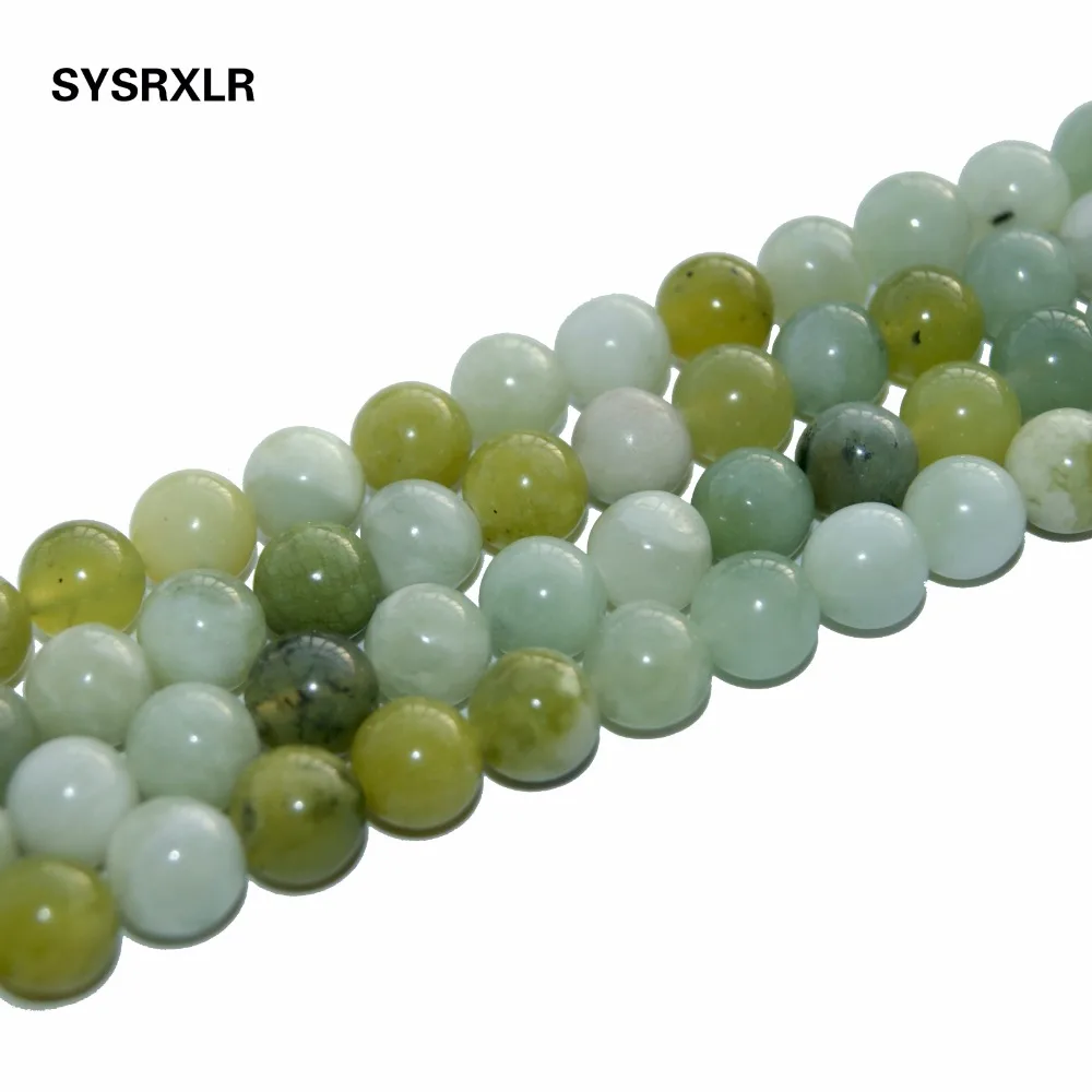 Оптовая Продажа AAA + Очаровательные Круглые бусины из натурального камня Jadee для