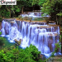 dispaint full squareround drill 5d diy diamond painting water natural scenery 3d embroidery cross stitch 5d home decor a11298