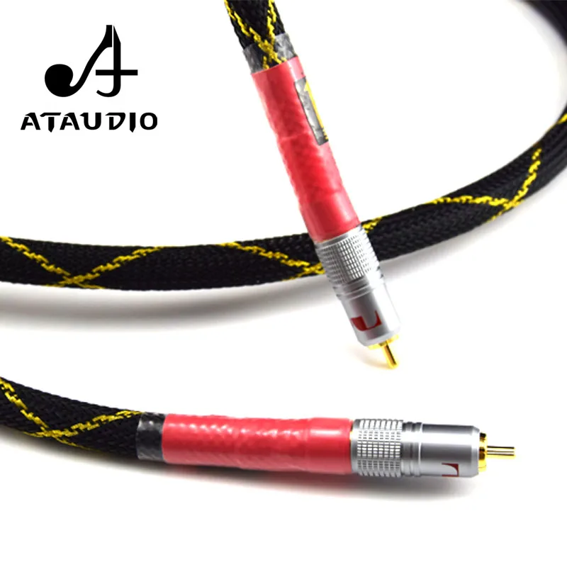 ATAUDIO 8N OFC Ortofon Hifi Coaxial Cable High Quality DAC 75ohm hifi Digital RCA Cable
ATAUDIO 8N OFC Ortofon Hifi Coaxial Cable High Quality DAC 75ohm hifi Digital RCA Cable