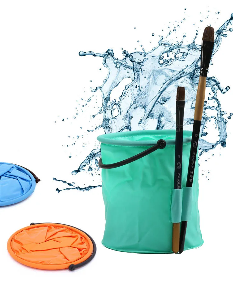 Маленькая рыбацкая складной складное ведро мягкое для мойки автомобилей|bucket