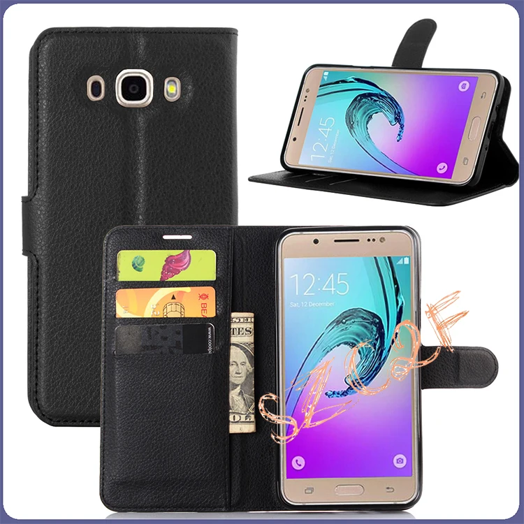 Чехол для Samsung Galaxy J7 2016 роскошный кожаный чехол-бумажник с откидной крышкой (2016)