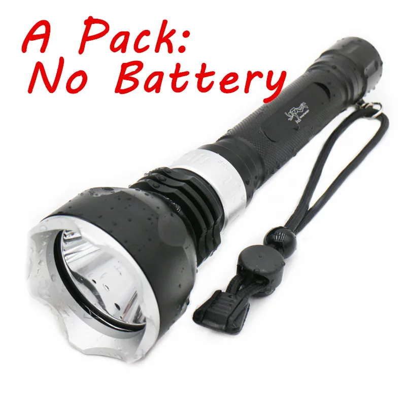 A Pack - No Battery Погружения светильник подводный светильник ing XM-L2 Дайвинг светодиодная вспышка светильник фонарь Фонари светильник охотничий фонарь флэш-светильник - Испускаемый цвет: A Pack - No Battery
