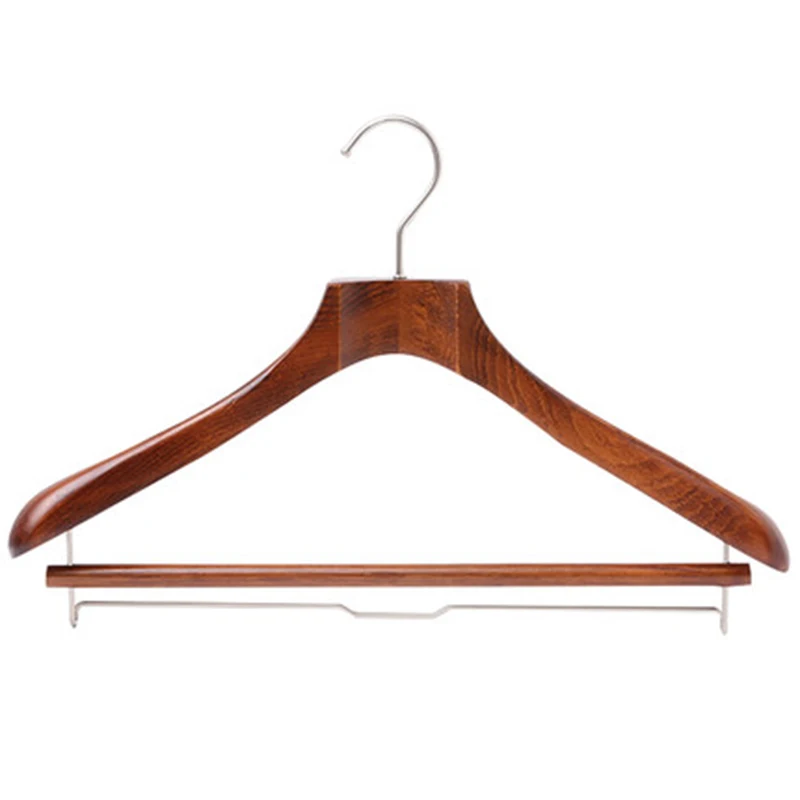 4 шт./лот 43 5 см высококачественные вешалки для костюма из твердой древесины
