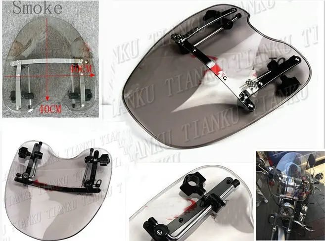 Ветровое стекло для мотоцикла Honda Rebel CMX 250 CA125 450 Gold Wing GL1500 GL1800 SHADOW ACE VLX DLX MAGNA| |