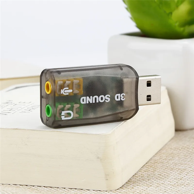 Внешняя звуковая карта Centechia 7 1 USB 3D адаптер для ПК настольного компьютера