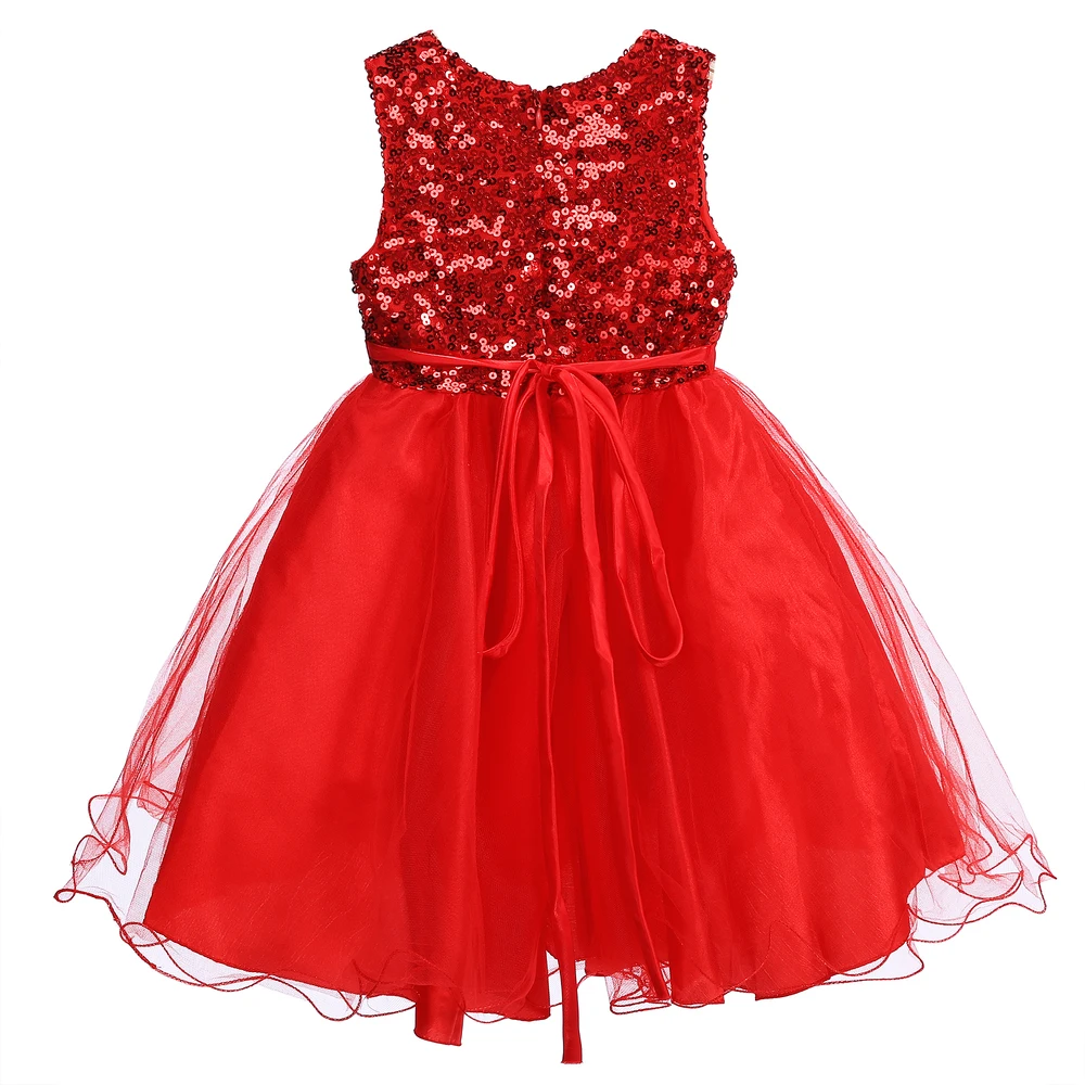 Girls Dresses Flower Dress For Girl Red Wedding Princess Baby GD31126-1 | Детская одежда и обувь