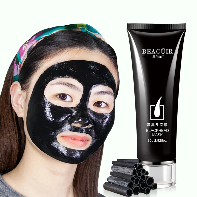 

Очищающая отшелушивающая черная грязевая маска для лица удаление угрей клубники для удаления прыщей в нос Уход за лицом маска для лица