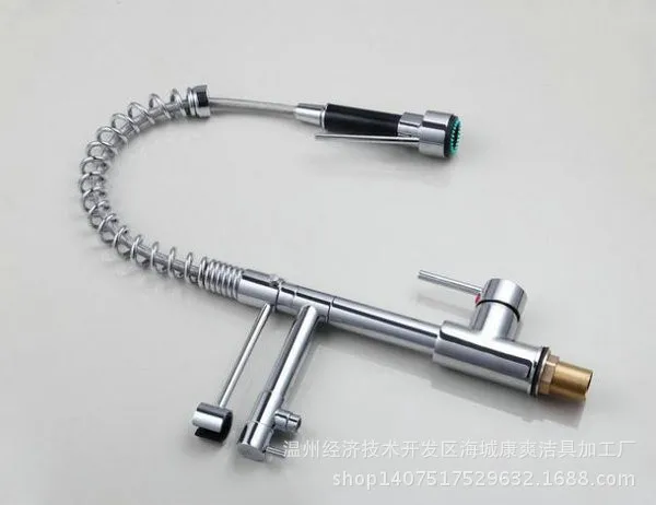 2015 настоящий хромированный полированный бортиковый керамический кран с двойной