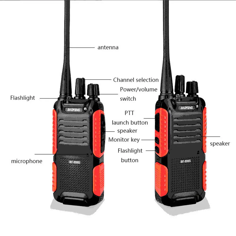 Baofeng BF-999S для переносного приемо-передатчика 888 s Обновление версии мини