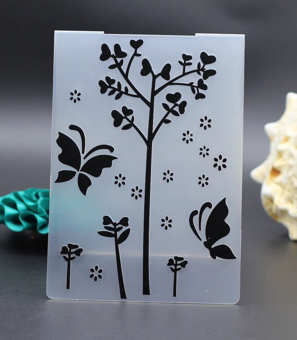 Alinaccraft 10 5x15 см пластиковые папки для тиснения DIY конверт скрапбукинга альбом