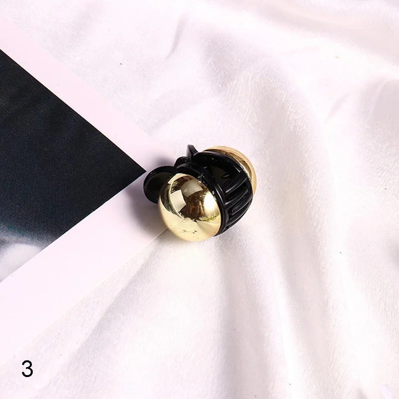 03 Gold 1 шт., стильный женский мини-держатель с жемчугом и конским хвостом, заколки для волос, красивые заколки для волос, заколки для волос, инструменты для укладки волос, аксессуары - Цвет: 03 Gold