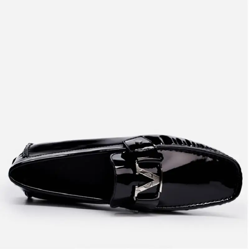 MYCOLEN British Style Mens Driving Shoes Luxury Brand Loafers Classic Designer Boat Men Black Casual shoes Plus Size 6-11 | Обувь