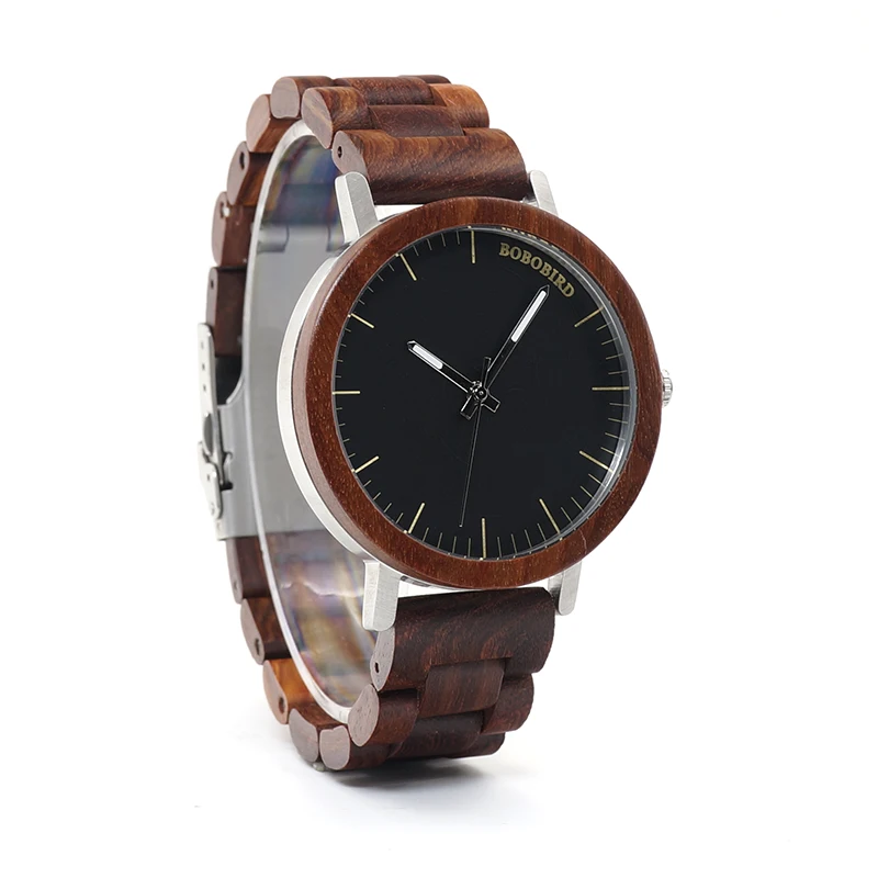 Мужские кварцевые часы BOBO BIRD WM16 с ремешком из дерева|watch brand|watch designer brandswatch for |
