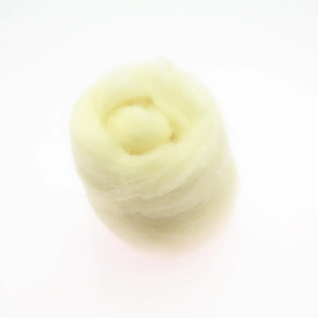 50/100g/ Basic Color Series Wool Fibre Flower Animal Wool Felting Handmade Spinning DIY Craft Materials Tool Felt Felt Fabric
