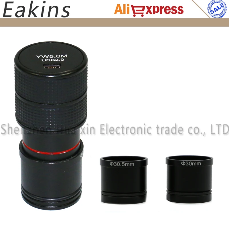 Бесплатная драйвер ПЗС 5.0mp HD USB цифровой электронный окуляр Камера с C-Mount Fit