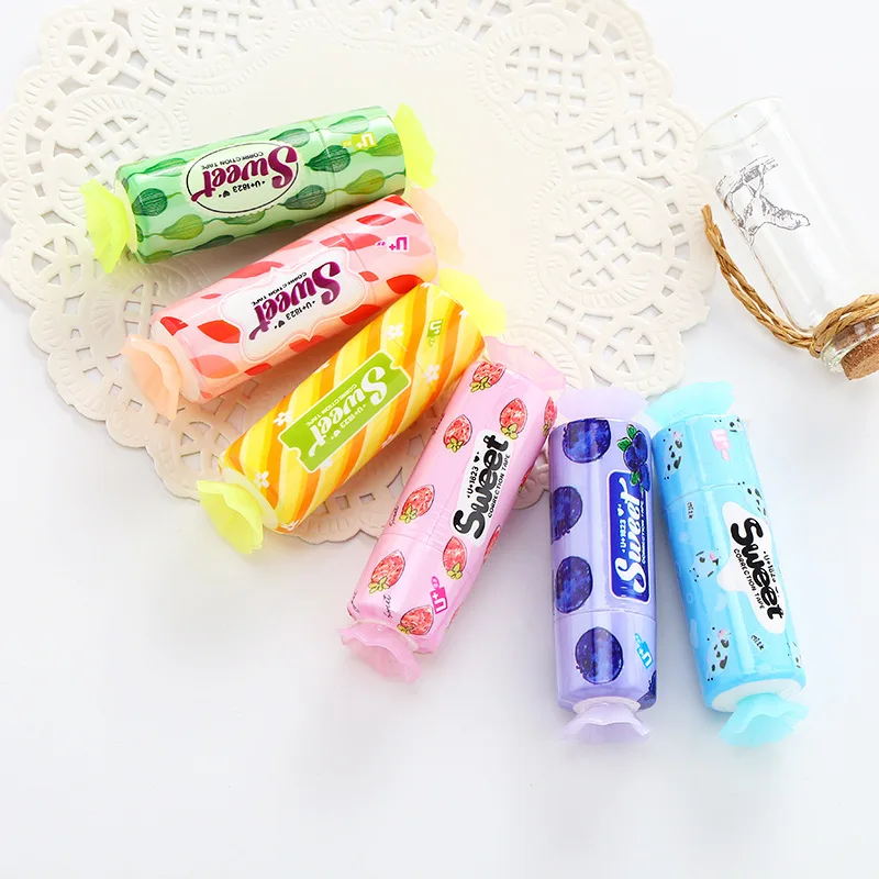 

Novelty Cute Candy Correction Tape Sweet Correction Tapes Students School Corrector Kawaii Stationery Kids Gifts Office Supplies