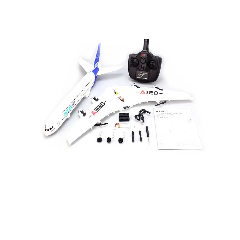Wltoys XK A120 Airbus A380 модель самолета с дистанционным управлением 2,4G 3CH EPP RC самолет с фиксированным крылом RTF RC размах крыльев игрушка