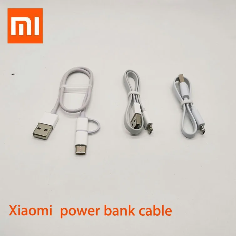 Original xiaomi powerbank cable for redmi 6 6pro 5 5plus 5a 4A 4X 3 3S s2 note 2 3 4 4X 5 5a power bank cable cabel charging