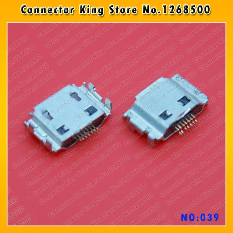 100 шт./лот micro 7pin USB Разъем Запасные части для samsung S5830 S8300 S8000 I9220 N7000 S3930 зарядный порт