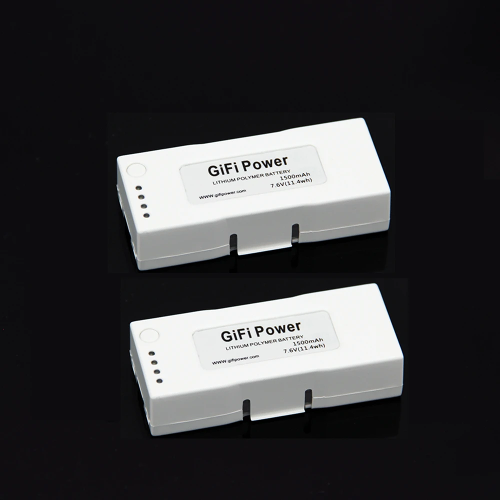 2pcs RC Lipo батарея 7,6 V 1500 mah LiPo обновленная батарея для ZEROTECH Dobby Drone батарея 7,6 V 1500 mah - Цвет: 2pcs