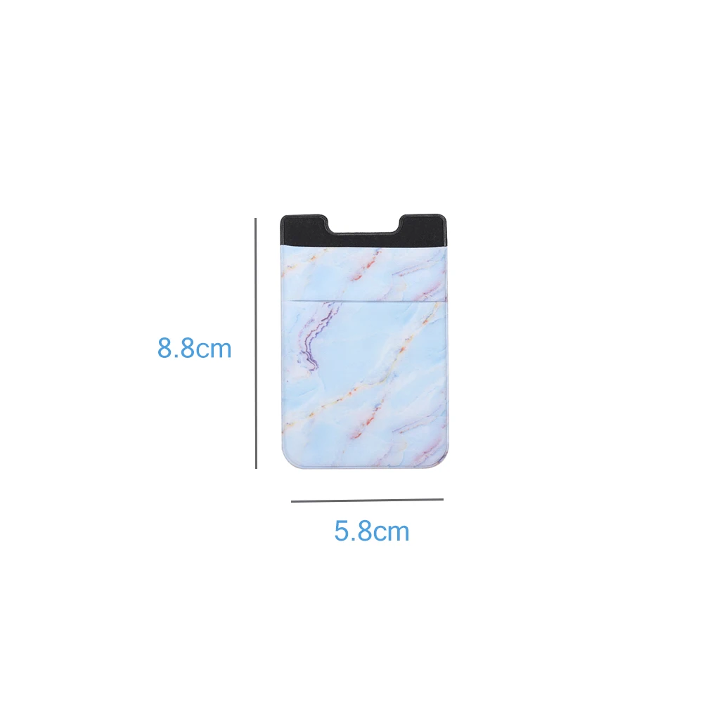 

1PC New Elastic Mobile Phone Wallet Case Stick On Credit ID Card Holder Pocket Universal Self-Adhesive Sticker Card Sleeves Hot