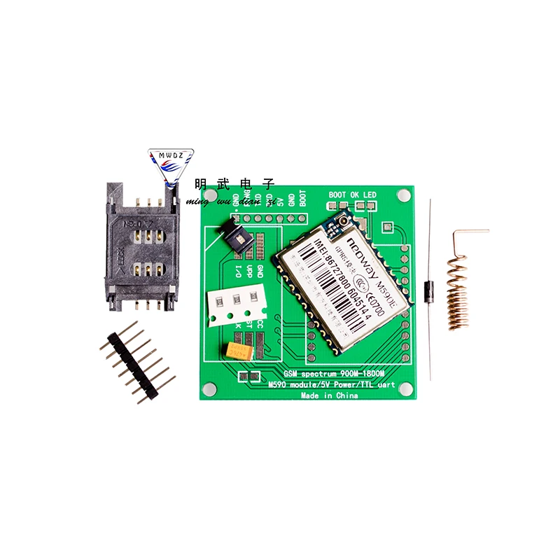 Бесплатная доставка 10 шт. M590E GSM GPRS модуль Diy наборы M590 900 m 1800 sms CPU MCU тест|Измерители