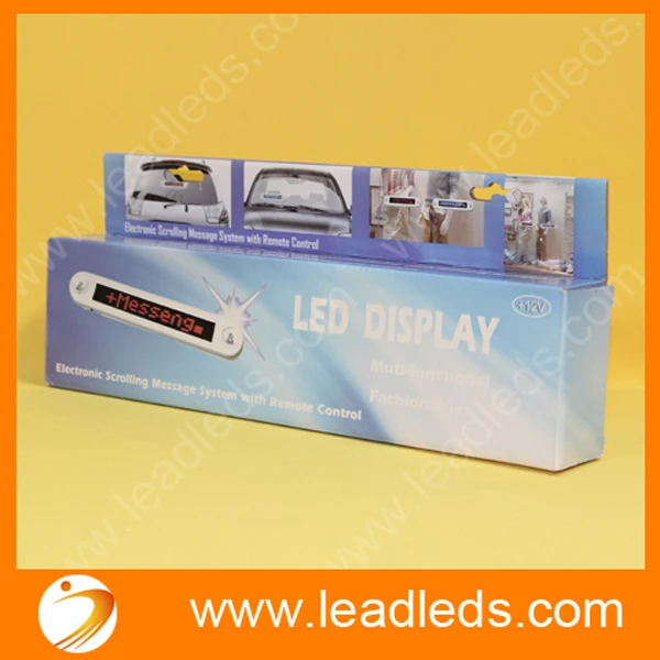 

4pcs Red LED Sign Programmable Rolling Information Indoor Display Screen LED Advertising Board With Remote Control