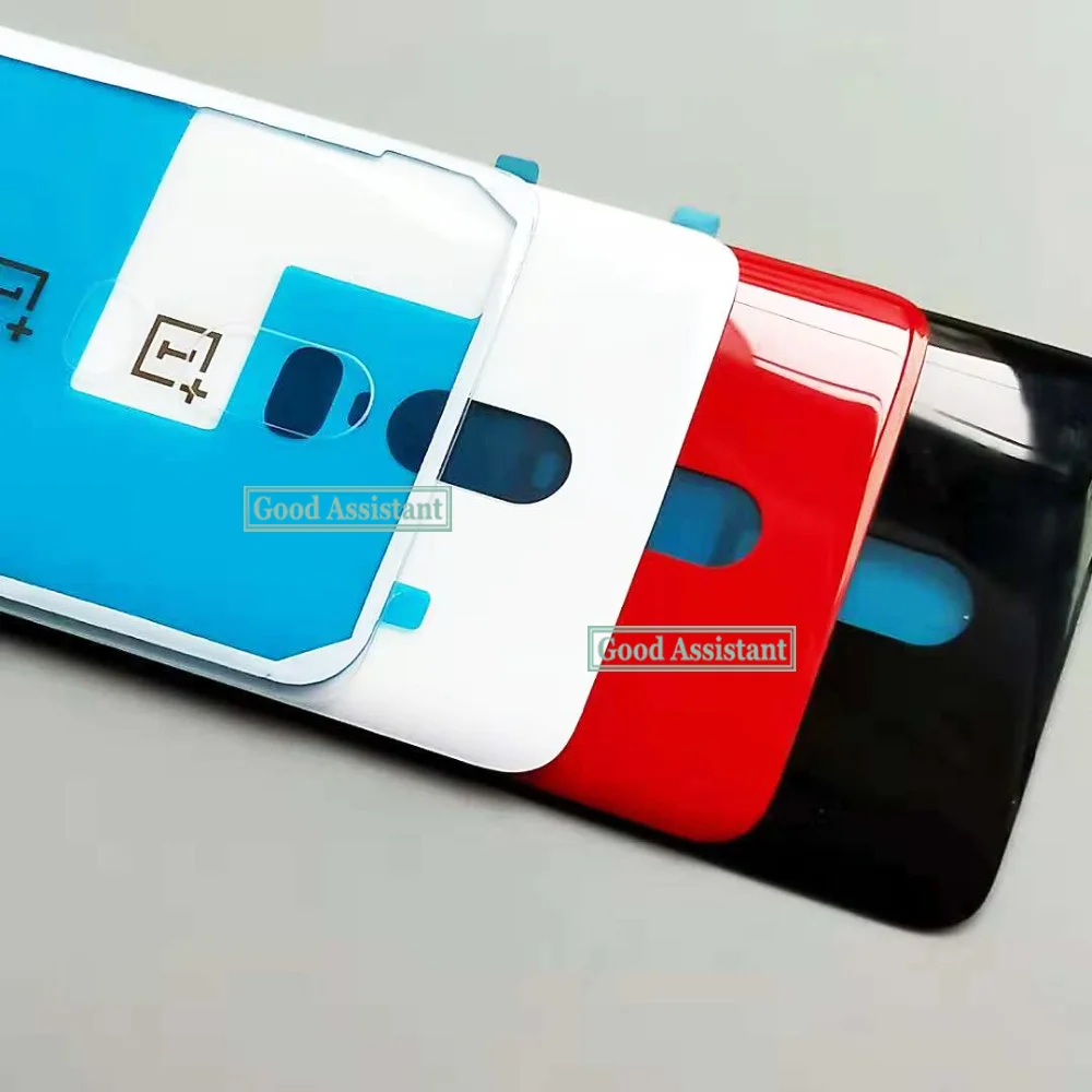 6,3 дюймов черный/белый/красный для OnePlus One Plus 6 A6000 A6003 задняя Батарея крышка дверца батарейного Корпус чехол сзади Стекло запчасти
