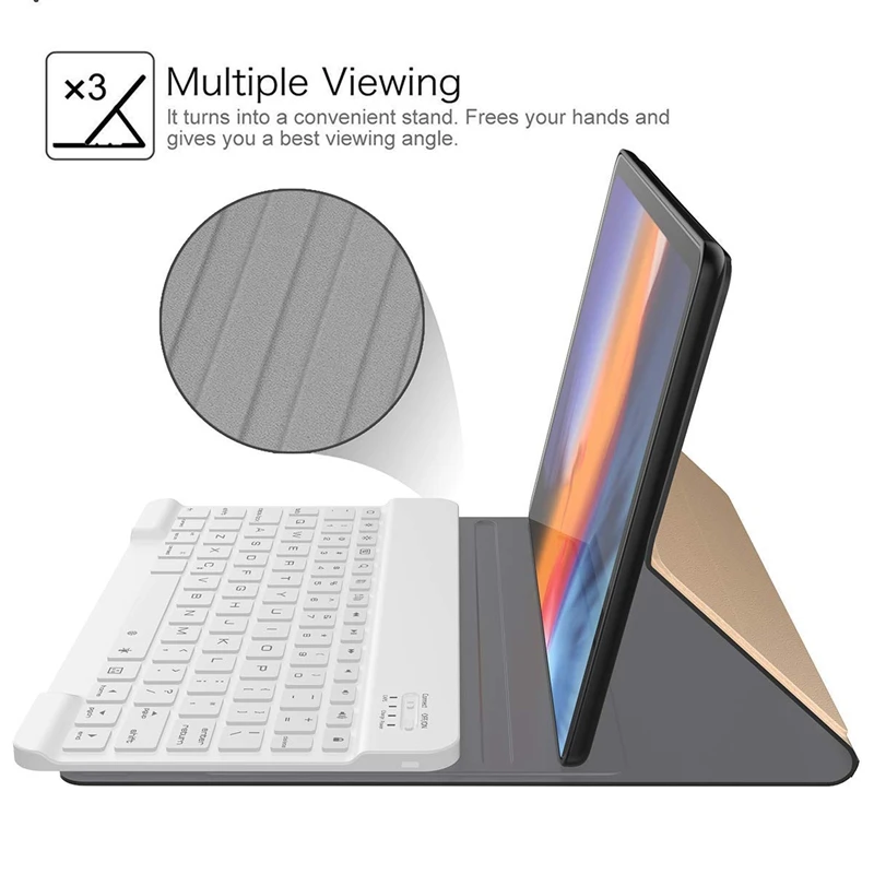 11 дюймов чехол с клавиатурой Новый съемный для планшета кожа беспроводная
