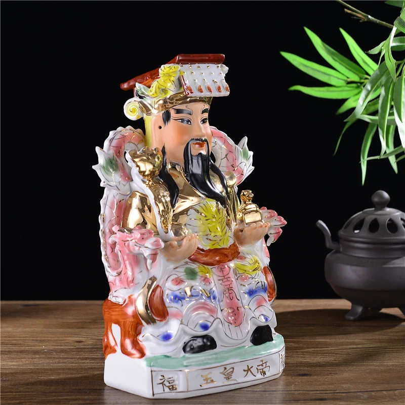 Керамическая queen мать нефритовый император Будды украшения дома гостиная