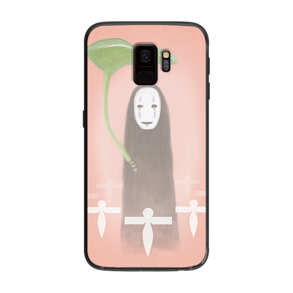 Hayao miyazaki унесенный спиром без лица Мягкий чехол для телефона Samsung Galaxy S6 S7 S8 S9 S10e Plus