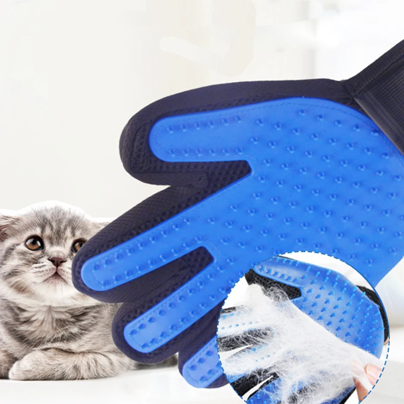 Pet Уход за лошадьми перчатки для товары кошек волос кисточки гребень Массажная