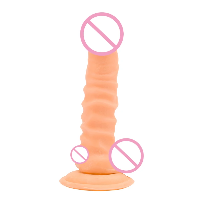 Супер мягкий силиконовый реалистичный фаллоимитатор большой на присоске 6 3