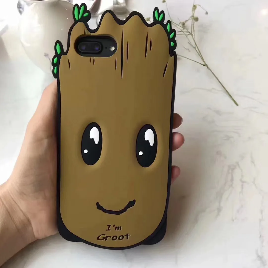 Q UNCLE 3D мультфильм мягкий силиконовый чехол для телефона Apple iPhone XR XS MAX 6s 6X8 Plus |