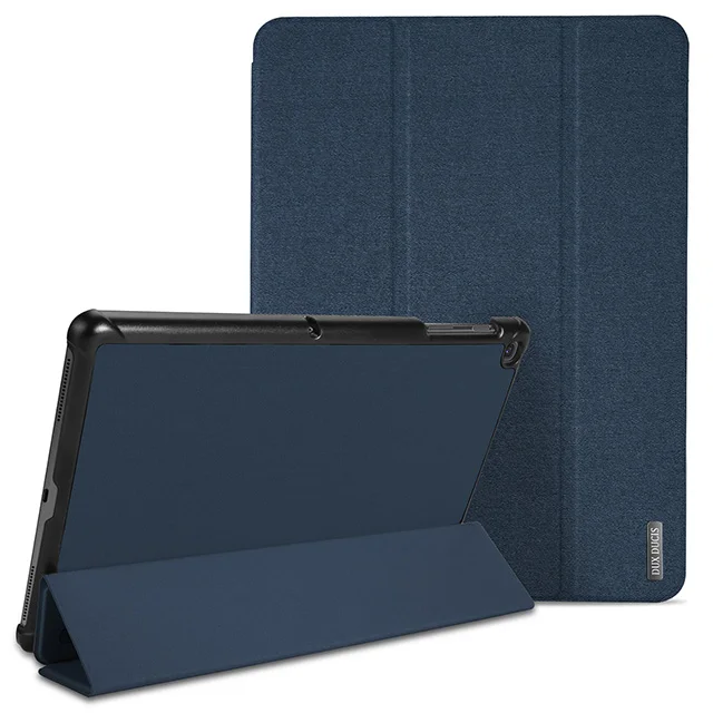 Blue DUX DUCIS PU Leather Flip Case for Samsung Galaxy TAB S5E Smart Protective Cover for Samsung TAB S5E S5 E 10.5 inch New - Цвет: Blue