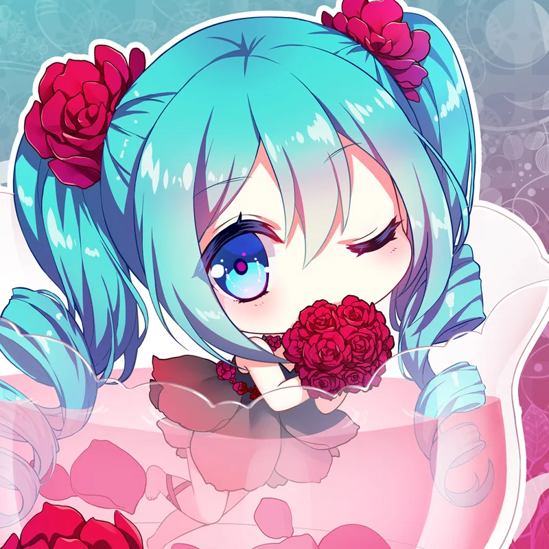 Аниме мультфильм Хацунэ Мику Teatime Мику колонна шеи Подушка Coussin кровать украшение подарок