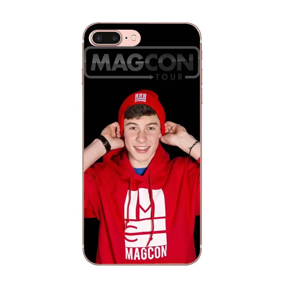 Для Sony Xperia Z Z1 Z2 Z3 Z4 Z5 compact Mini M2 M4 M5 T3 E3 E5 XA XA1 XZ Premium Lovely Plastic Shawn Mendes Magcon|Чехлы-накладки|