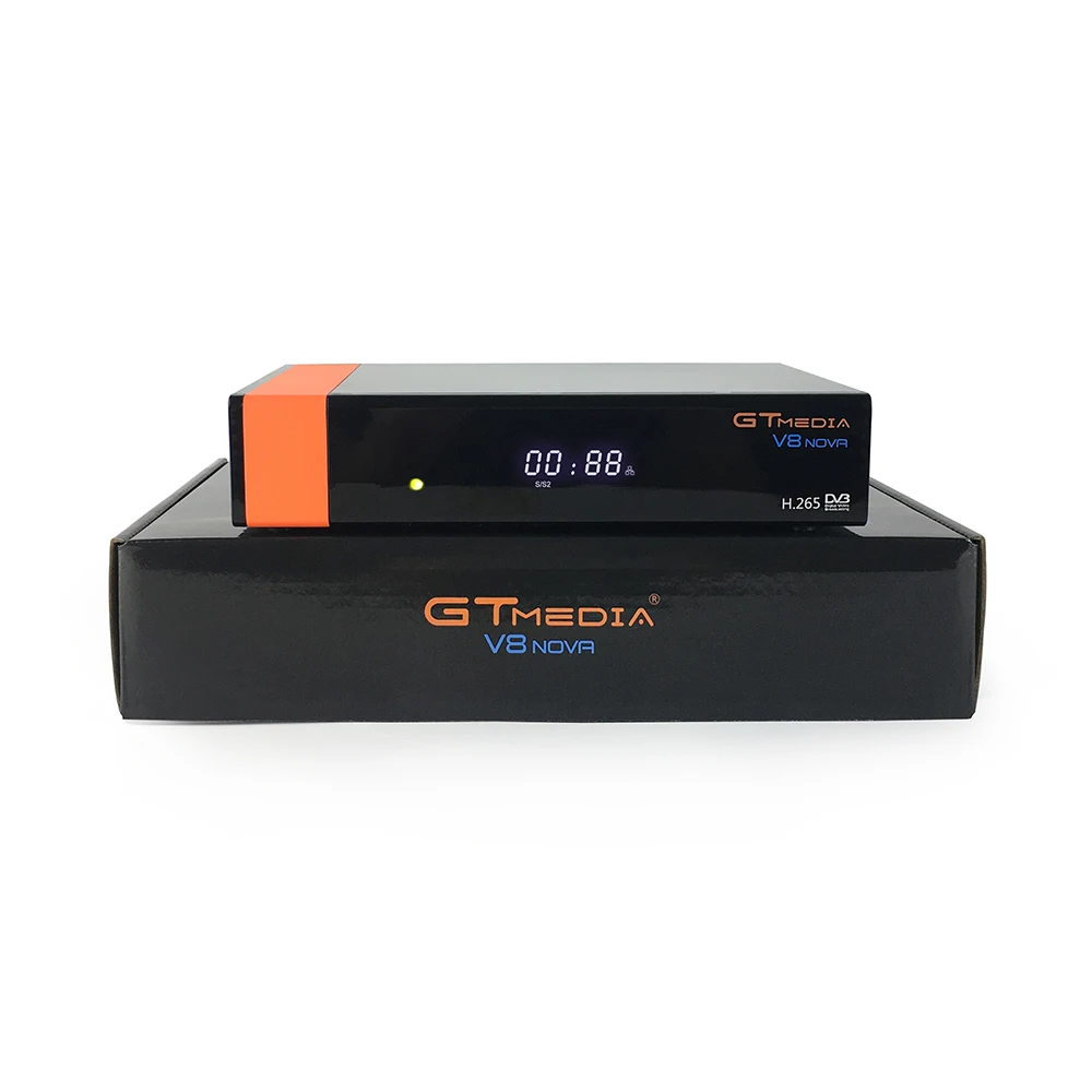 GTMedia V8 Nova DVB-S2 Full HD H.265 HEVC спутниковый приемник + стабильный 1 год Европа Испания 7