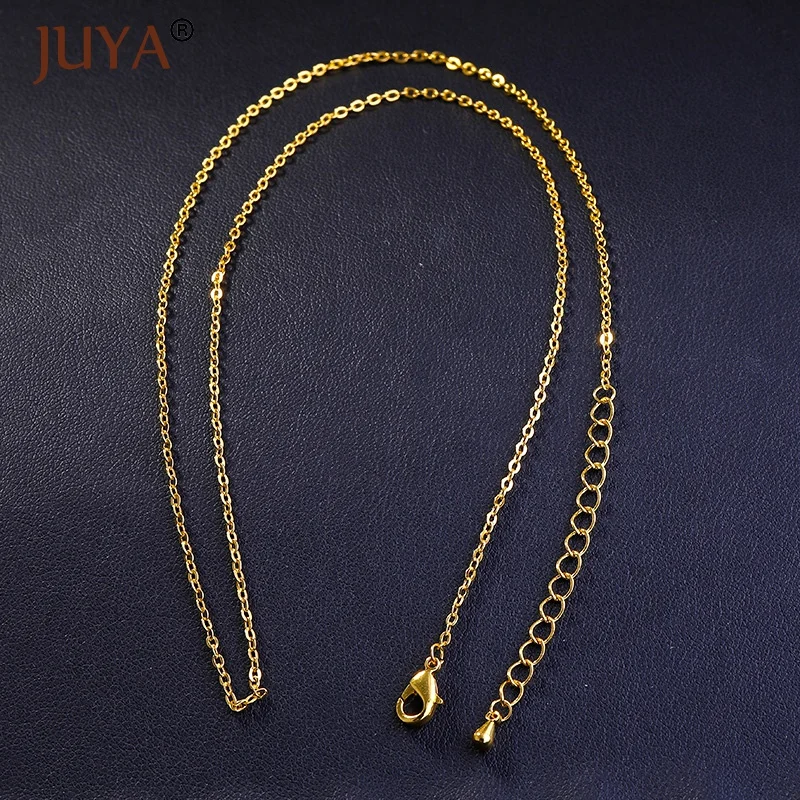 Регулируемая цепочка для ожерелья JUYA 10 шт./лот 50 см оптовая продажа ожерелье