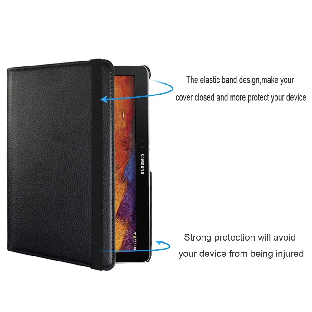 Вращающийся на 360 градусов чехол для Samsung Galaxy Note 2014 Edition 10 1 P605 P600 P601/Tab Pro SM T520 T525 T521