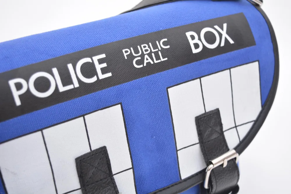 Женская холщовая сумка мессенджер Dr Who Tardis через плечо для женщин|handbag canvas|ladies