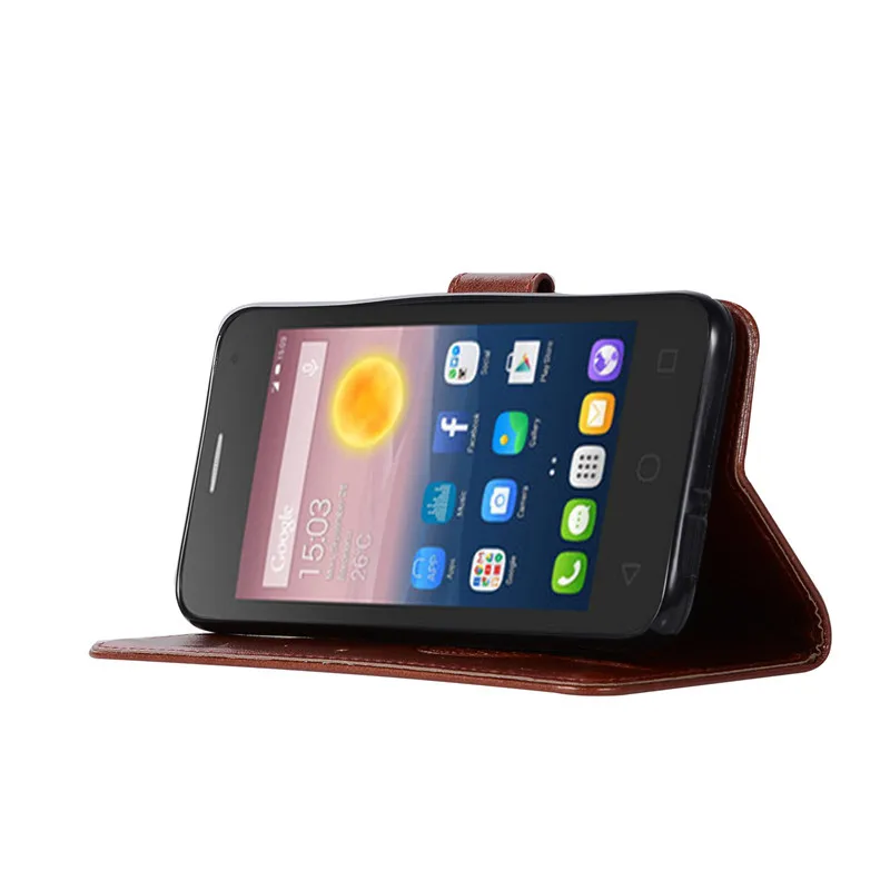 Для Alcatel Pixi 4 5045D чехол 5 0 кошелек PU кожаный для телефона One Touch 5045X4G флип | Мобильные