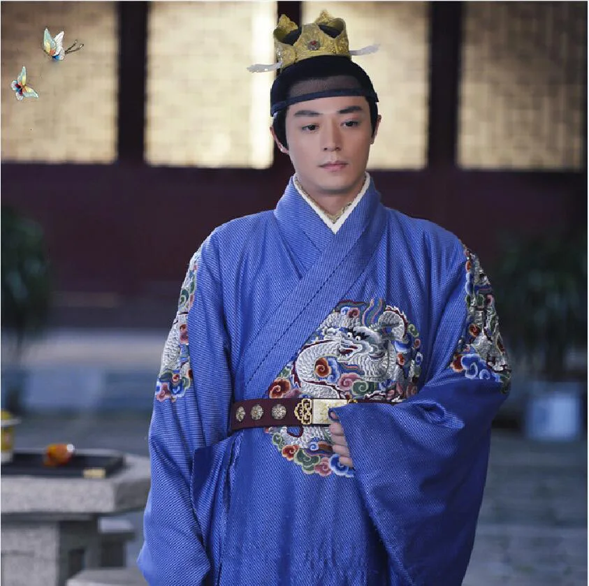 

New arrival gown high quality Chinese ancient emperor costume the Ming dynasty costume clothes Hanfu male