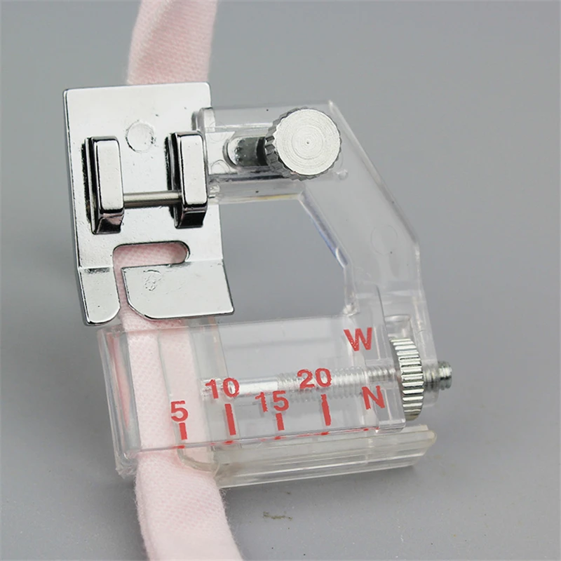 Adjustable Sewing Presser Bias Tape Binding Foot Snap On Machine Accessories Tools | Дом и сад